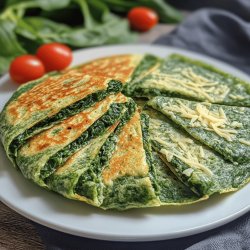 Tortitas de espinacas con queso