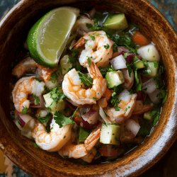 Ceviche guatemalteco de camarón