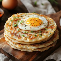 Receta de Tortitas de arroz con huevo