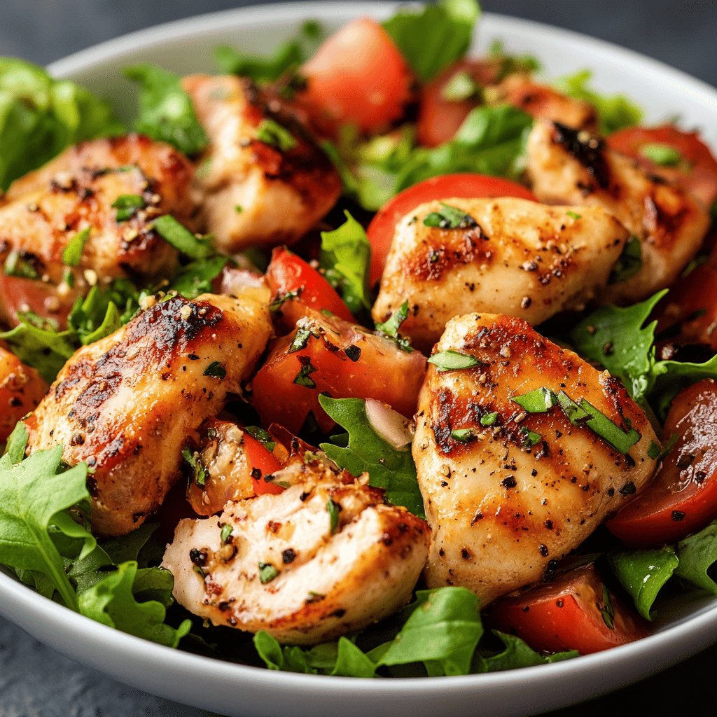 Ensalada de Pollo Baja en Calorías