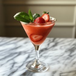 Coctel de fresa - Fácil