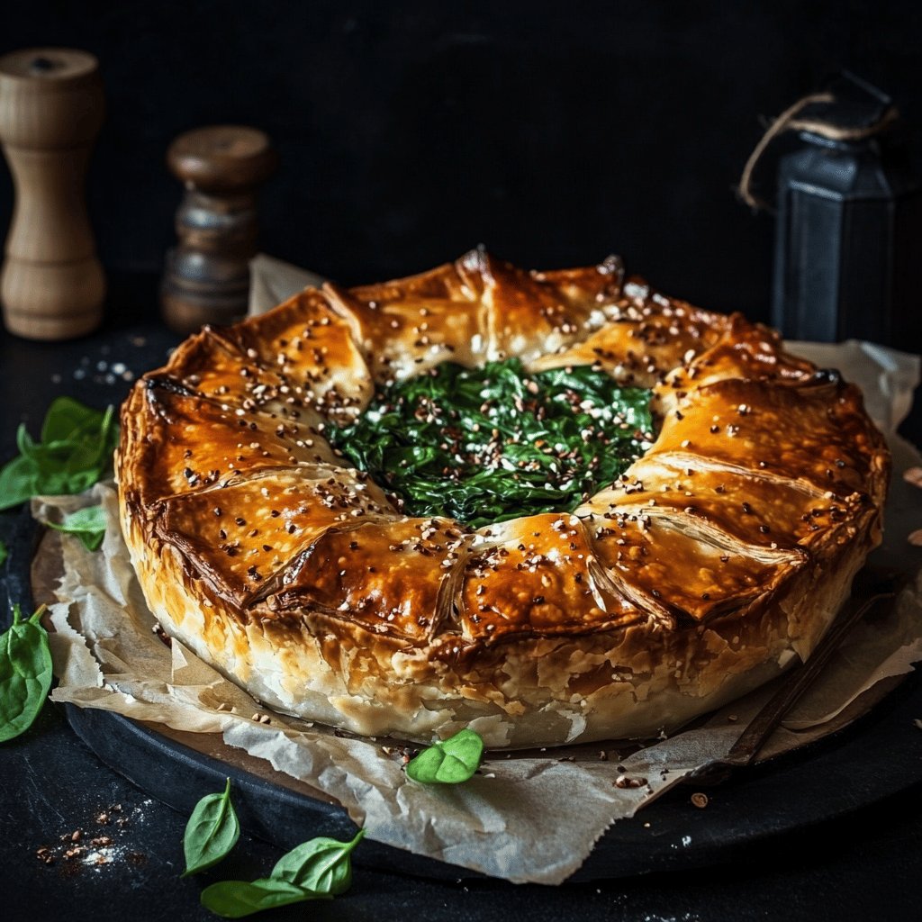 Tarta de espinaca y ricota