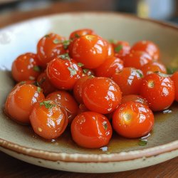 Tomates cherry confitados - Receta FÁCIL