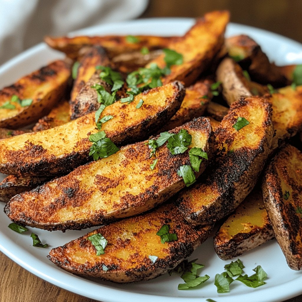 Patatas gajo especiadas al horno