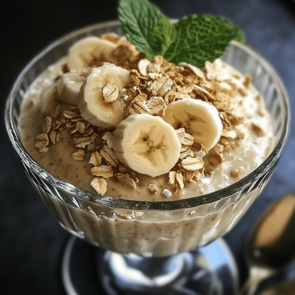 Receta de Budín de banana y avena