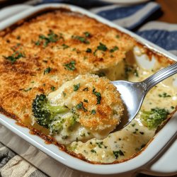 Brócoli gratinado al horno