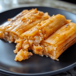 Tamal de arroz - Receta FÁCIL