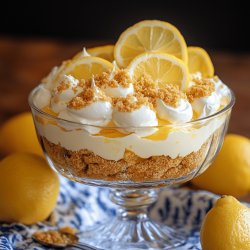 Postre de limón con galletas María