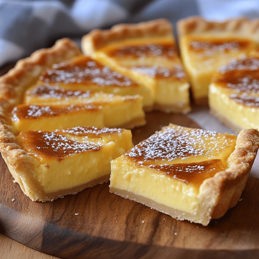 Tarta de crema pastelera