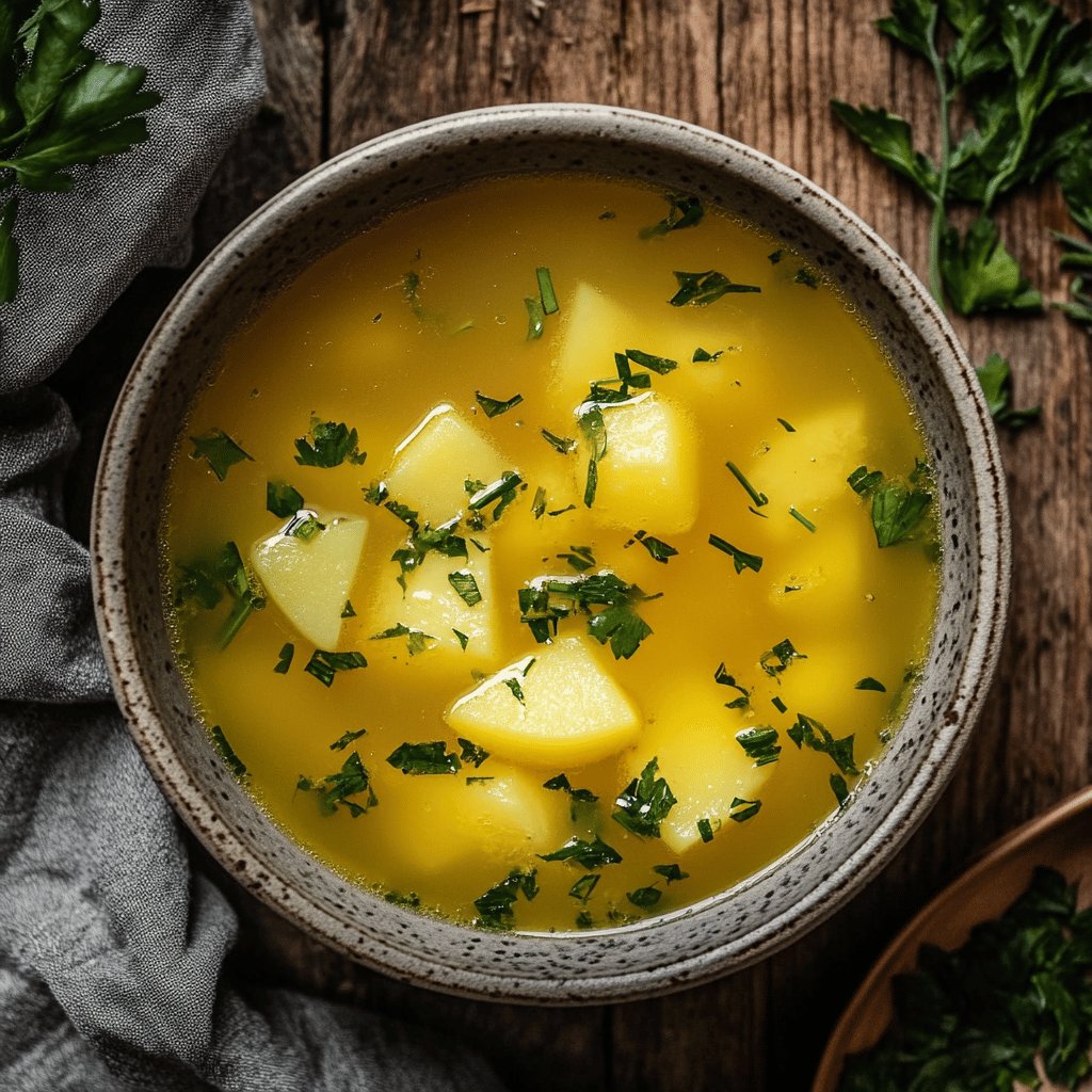 Receta de Caldo de Papa