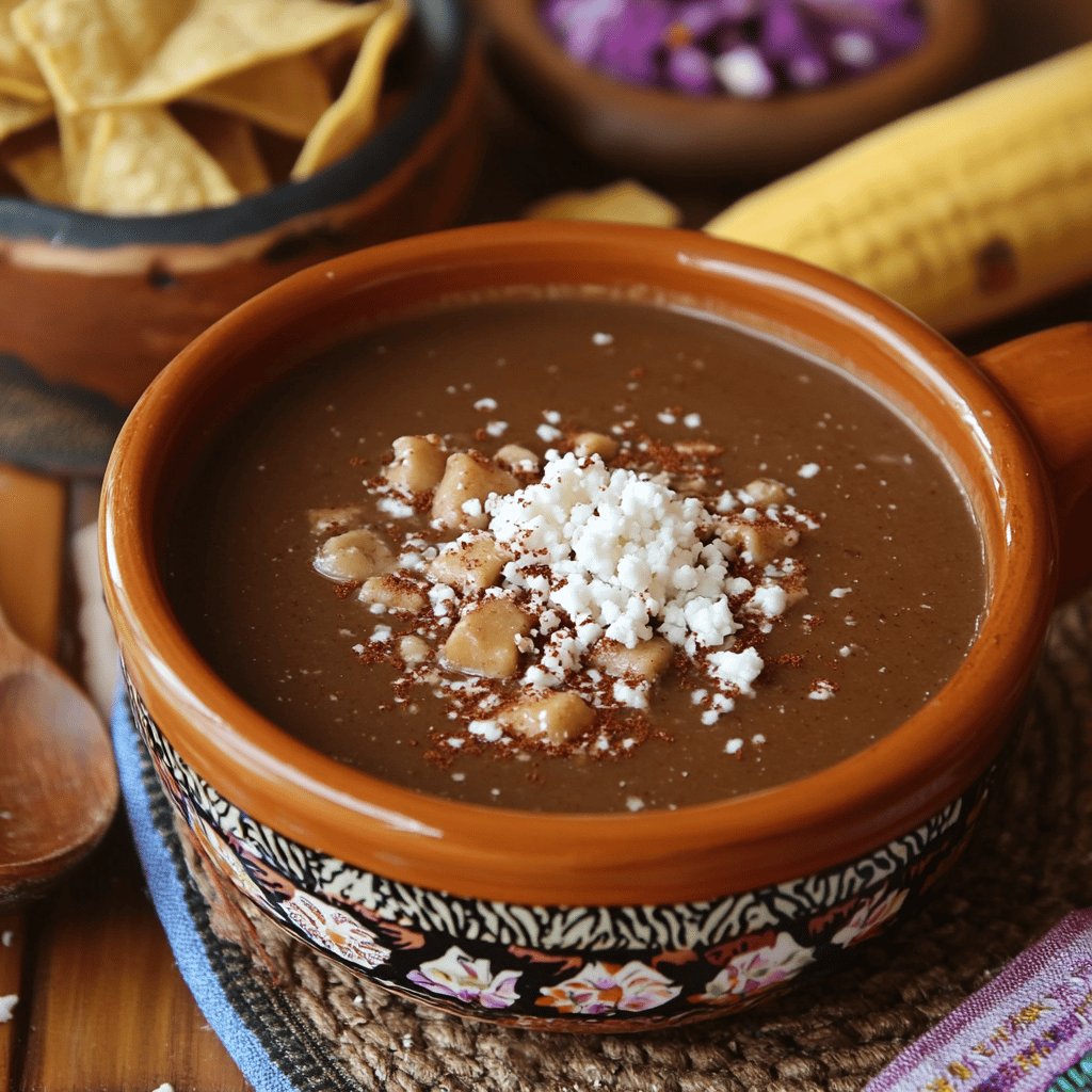 Champurrado tradicional mexicano - Fácil