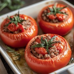 Receta de Tomates Rellenos de Carne