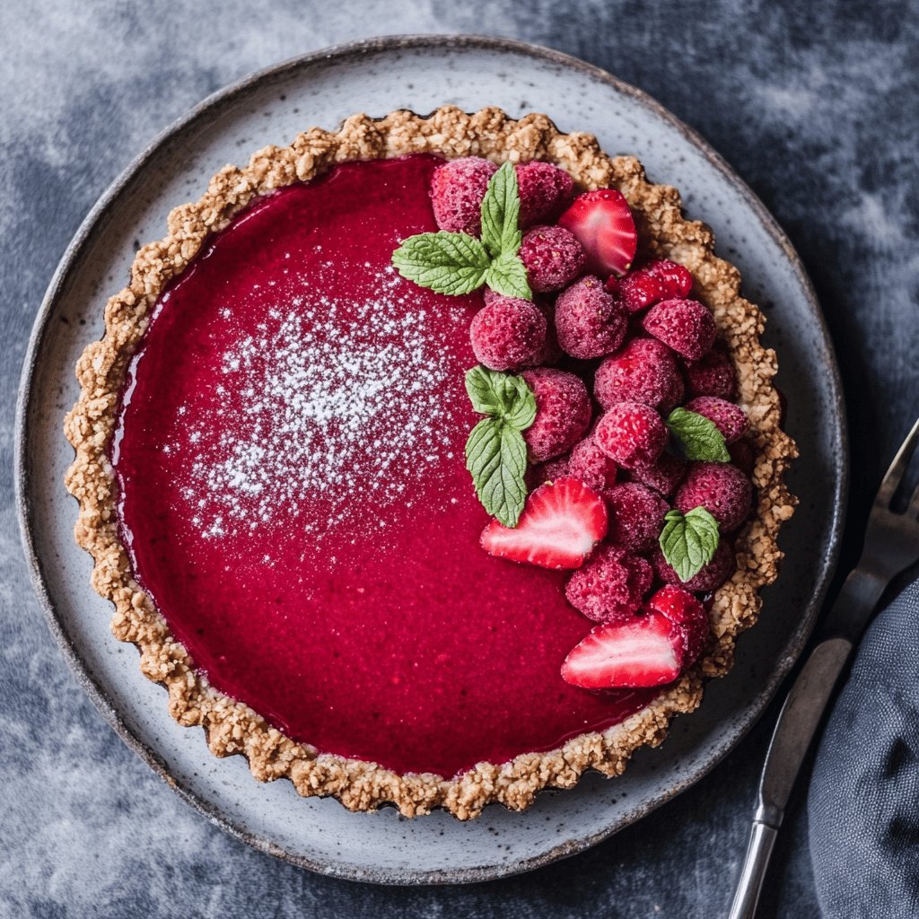 Tarta de frutillas con gelatina light