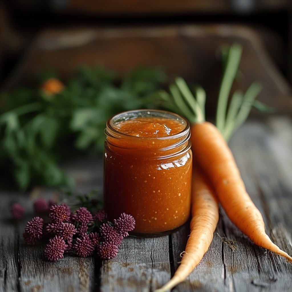 Mermelada de zanahoria y naranja