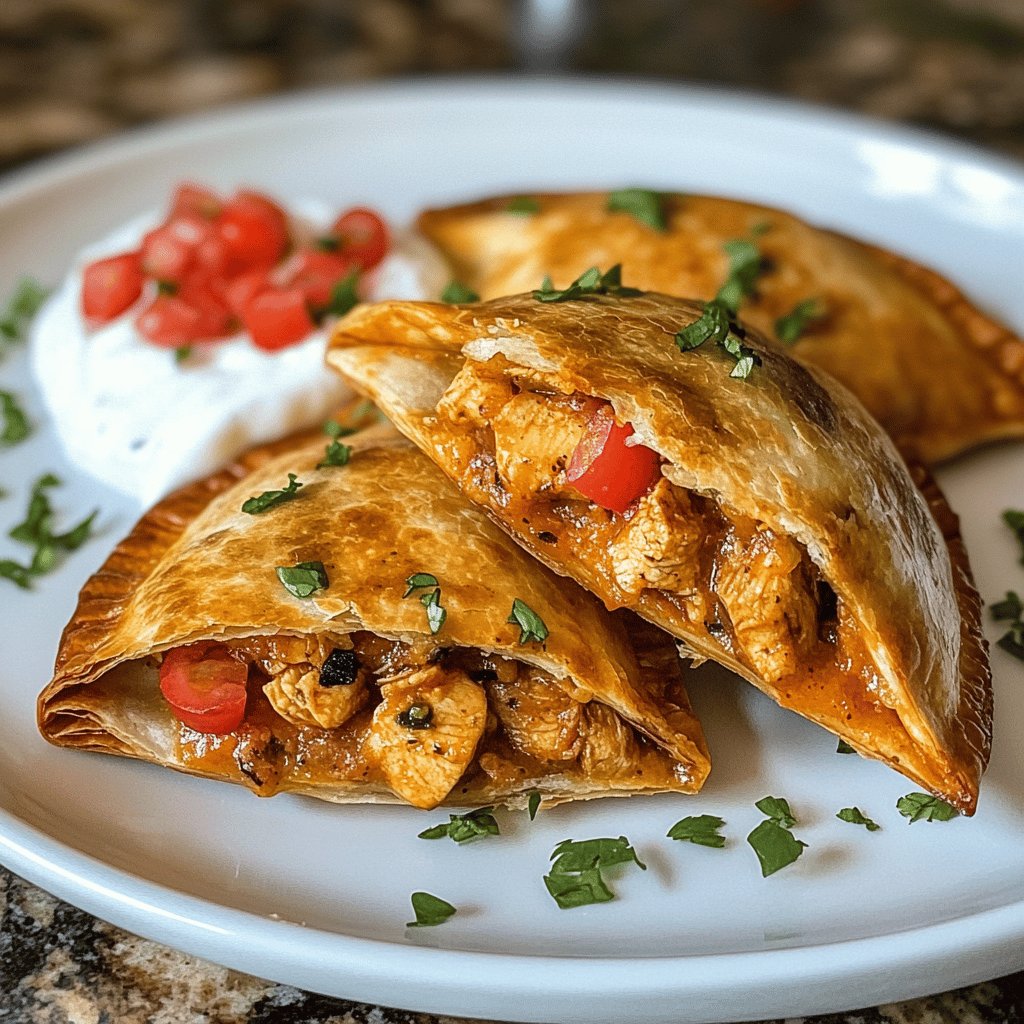 Empanadas de pollo fáciles y exquisitas