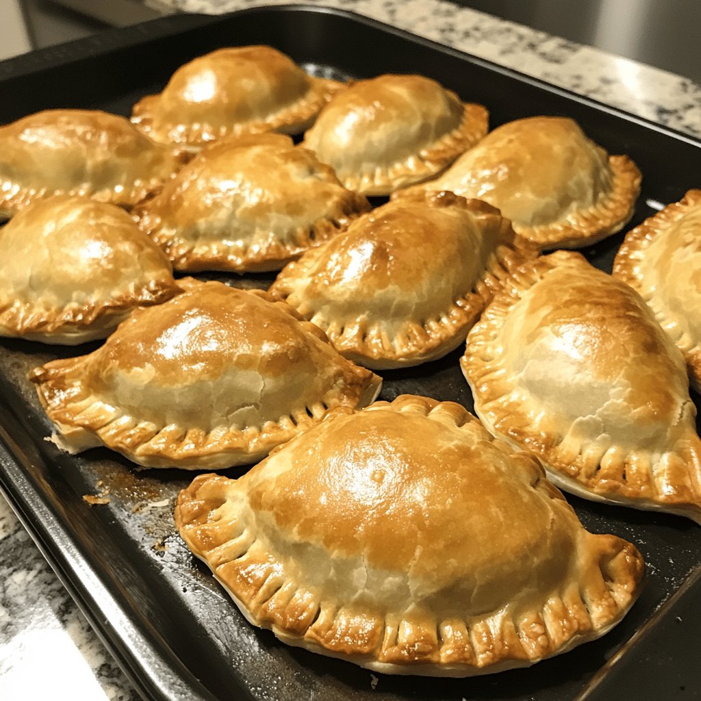 Empanadas de carne dulce al horno