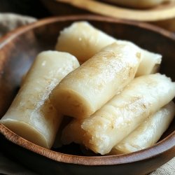 Receta de Bollitos de yuca sancochada