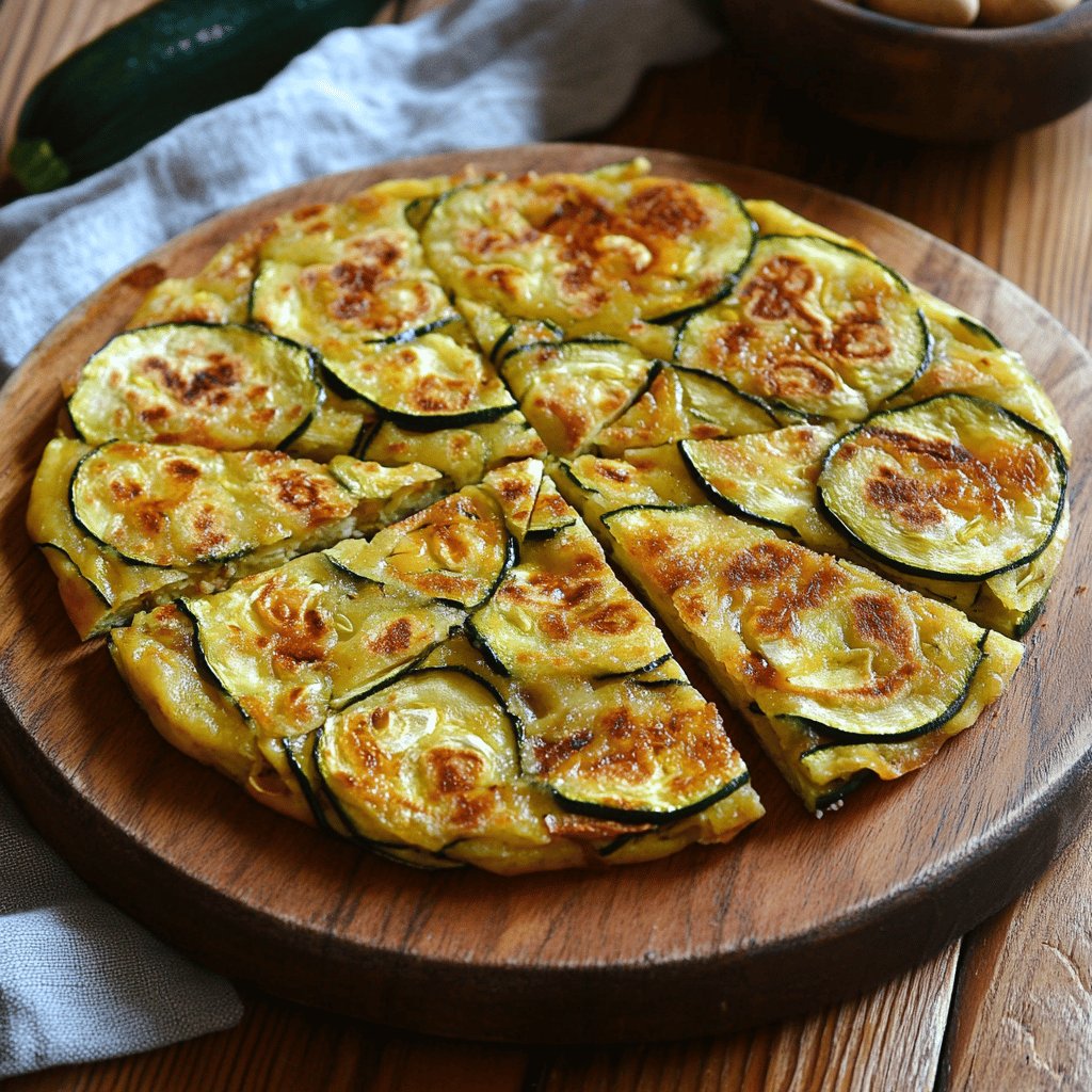 Tortilla de zucchini - Receta FÁCIL