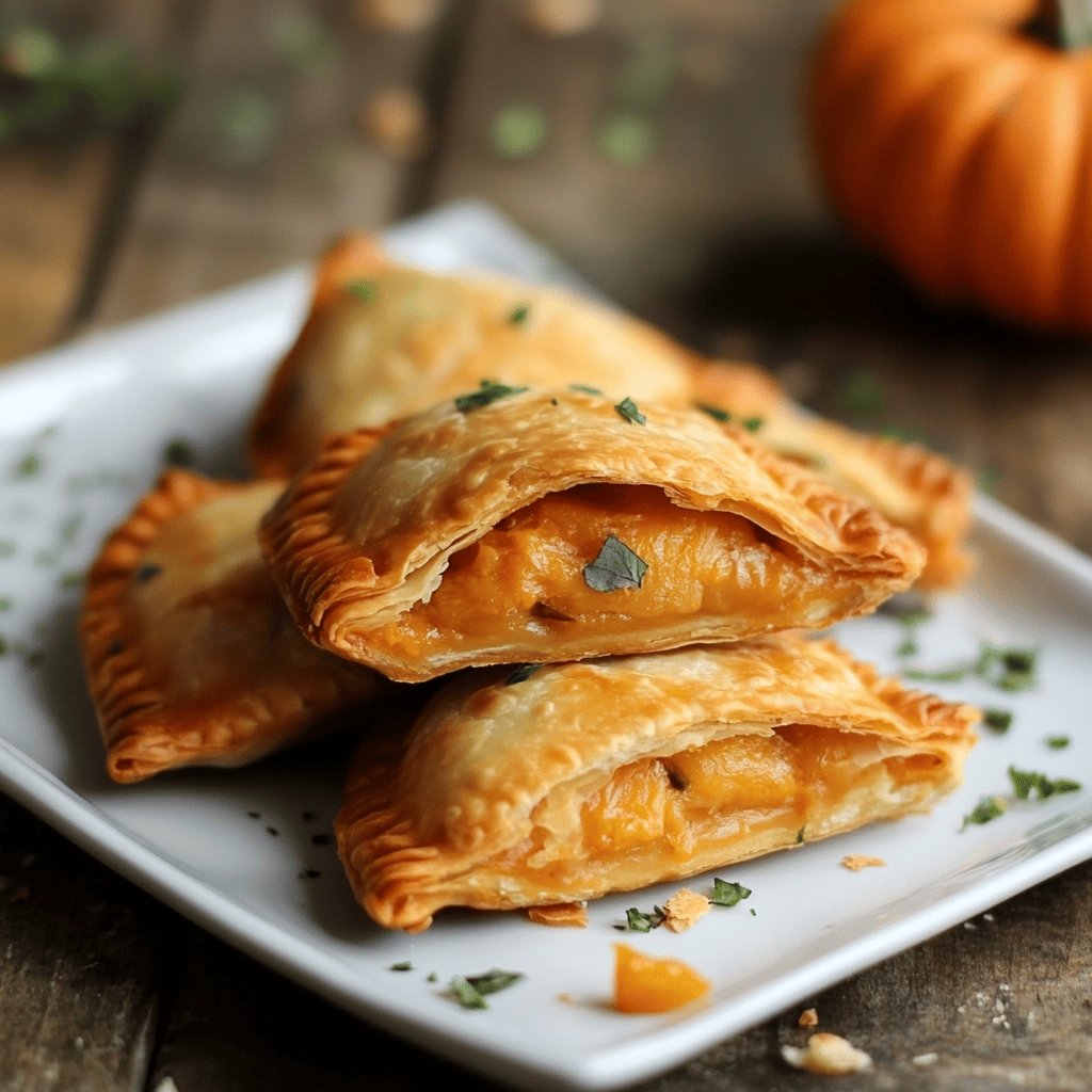 Empanadas de calabaza y queso