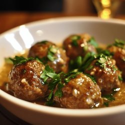 Albóndigas en salsa de almendras