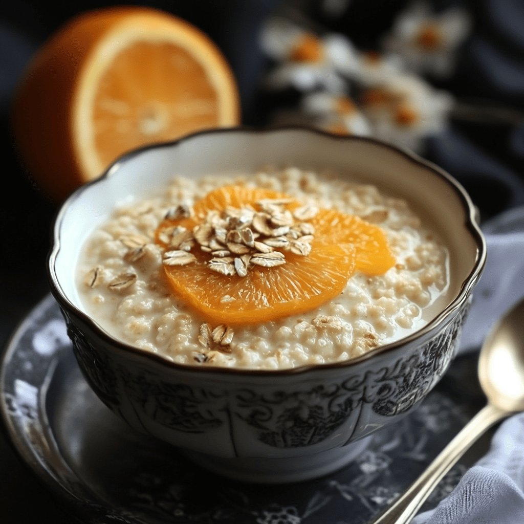 Budín de avena y naranja