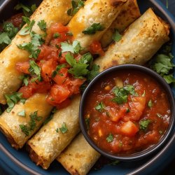 Salsa de tomate para flautas