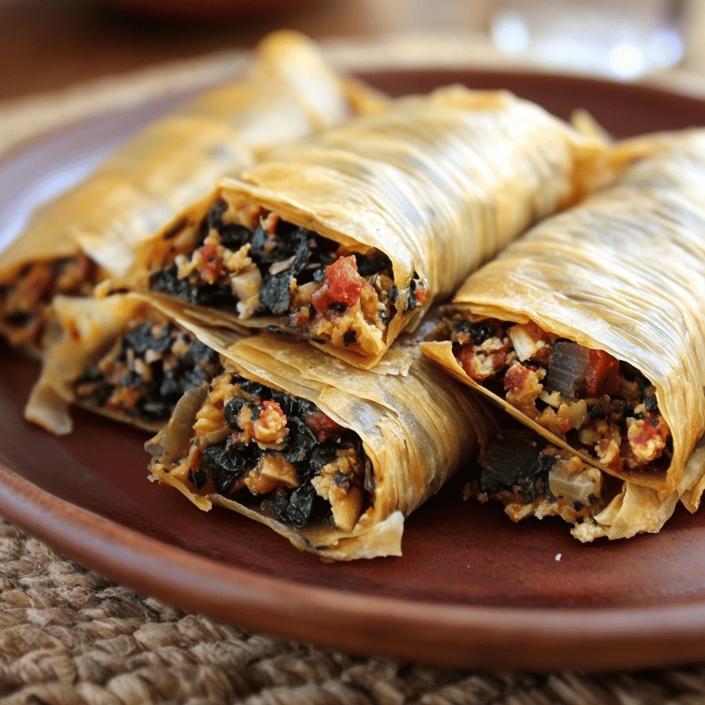 Tamales de acelga