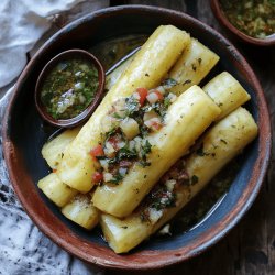 Receta de Yuca con mojo venezolano