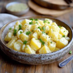 Ensalada alemana de patata o Kartoffelsalat - Fácil