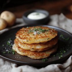 Papas Rosti con Papa Cruda