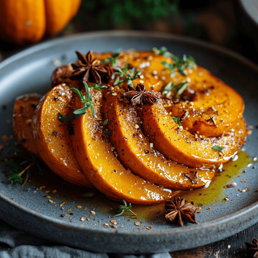 Receta de Calabaza al horno con especias