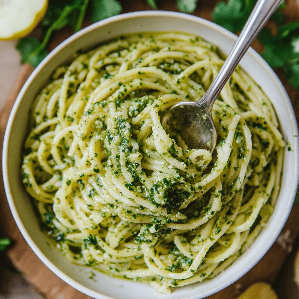 Pesto de Cilantro Rápido y Aromático