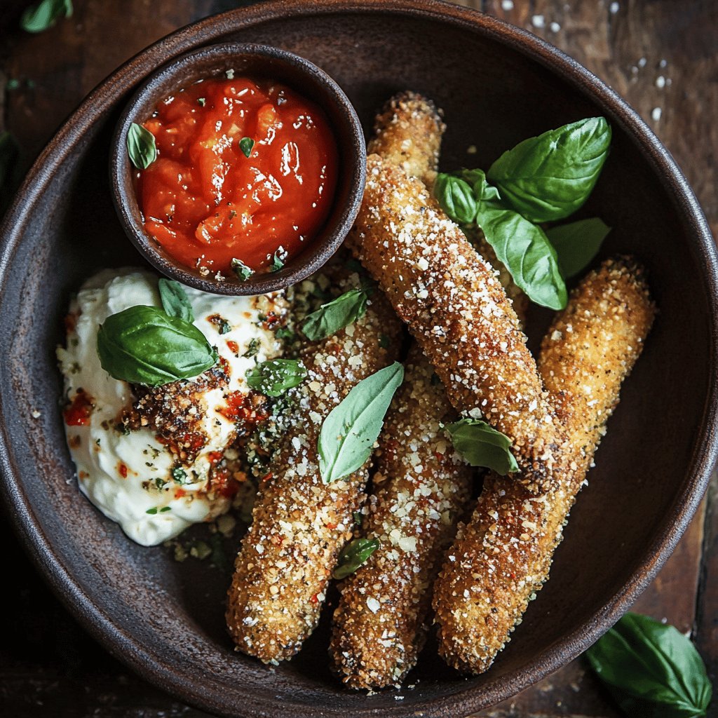 Receta de Palitos de Mozzarella