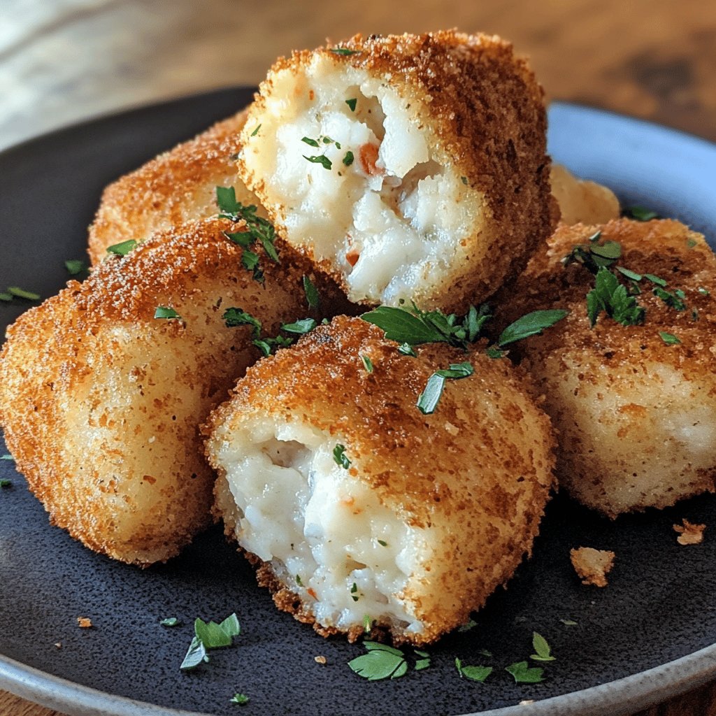 Croquetas de bacalao caseras