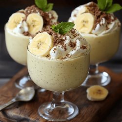 Mousse de Banana Fácil y Rápida