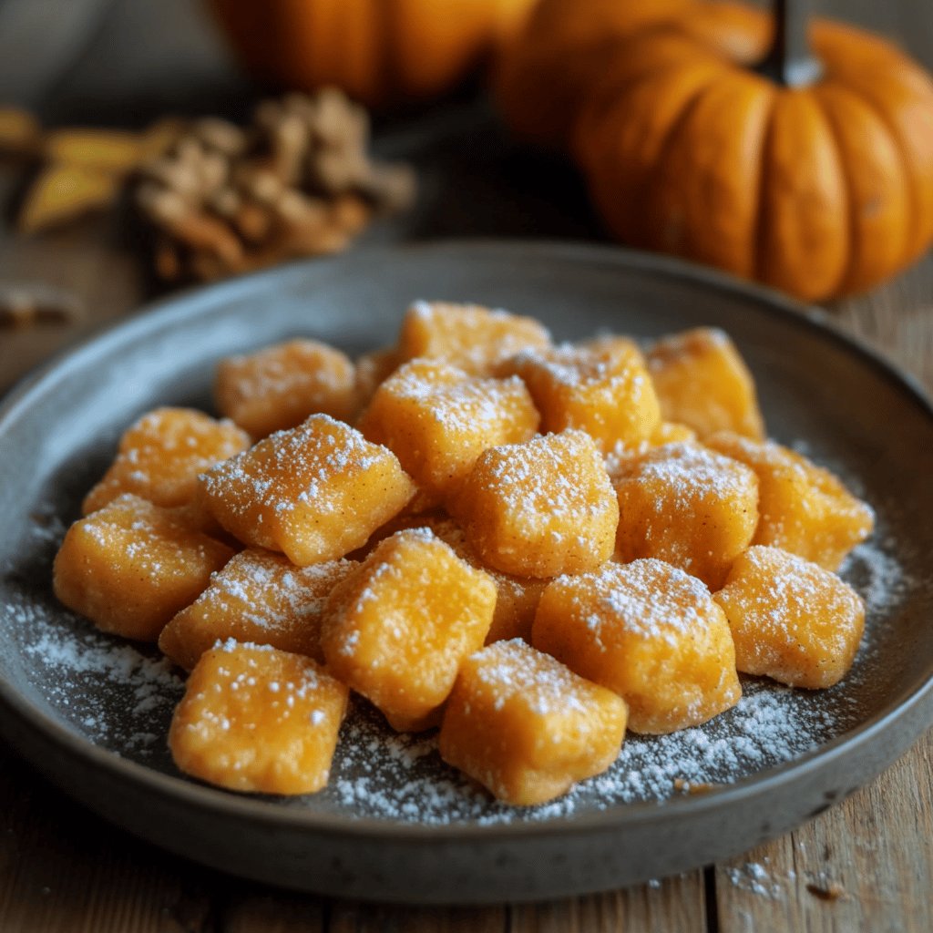 Ñoquis de calabaza con maicena