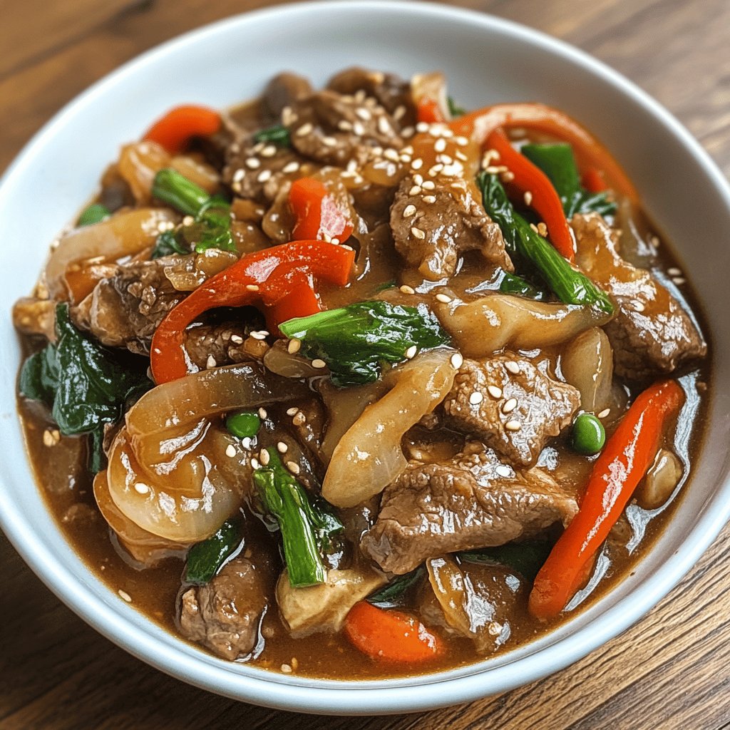 Receta de Chop Suey de Carne de Res