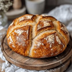 Pan de campo con grasa