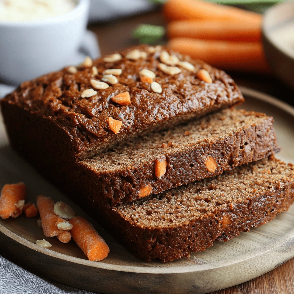 Pan de zanahoria sin harina