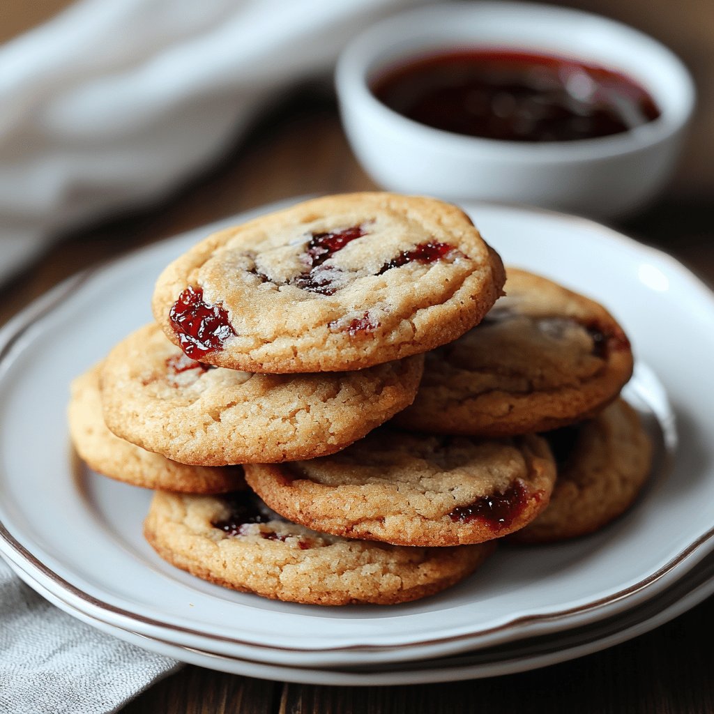 Receta de Galletas con Mermelada de Fresa