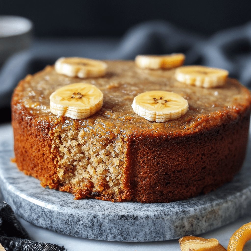 Receta de Pastel de Banana