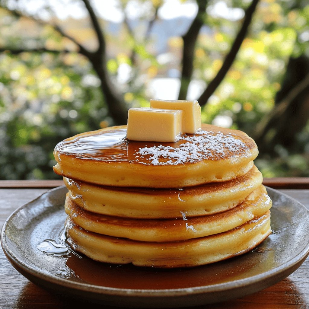 Receta de Pancakes japoneses