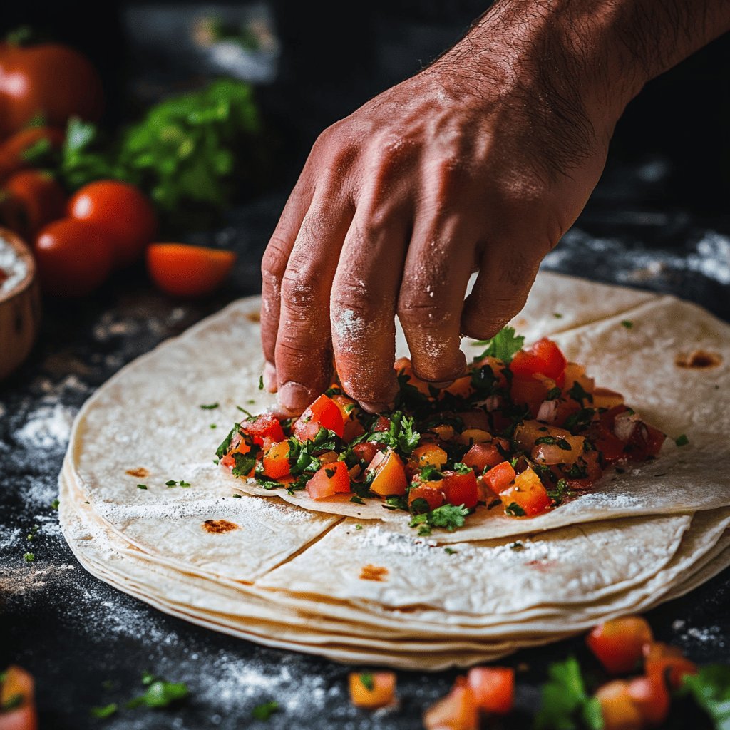 Tortillas mexicanas de harina de trigo