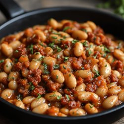 Alubias blancas con chorizo