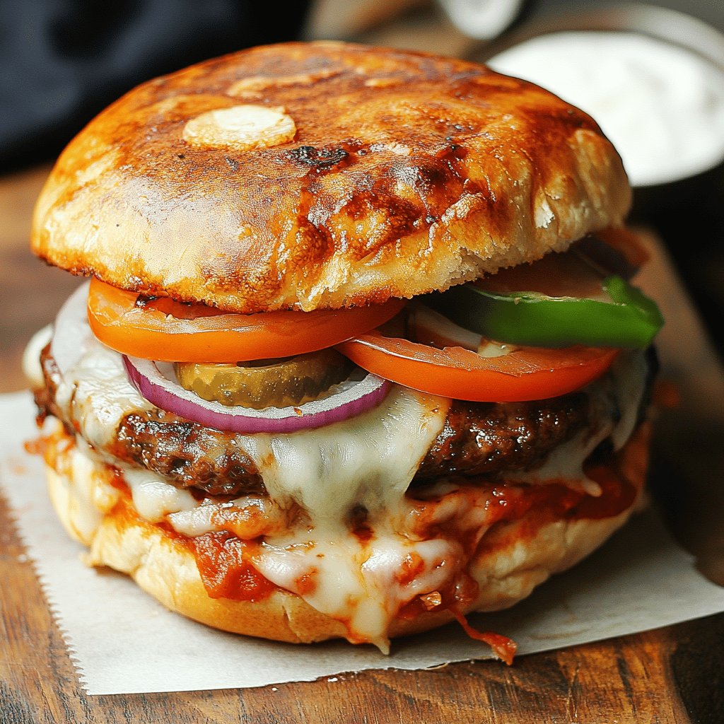 Receta de Pizza Burger