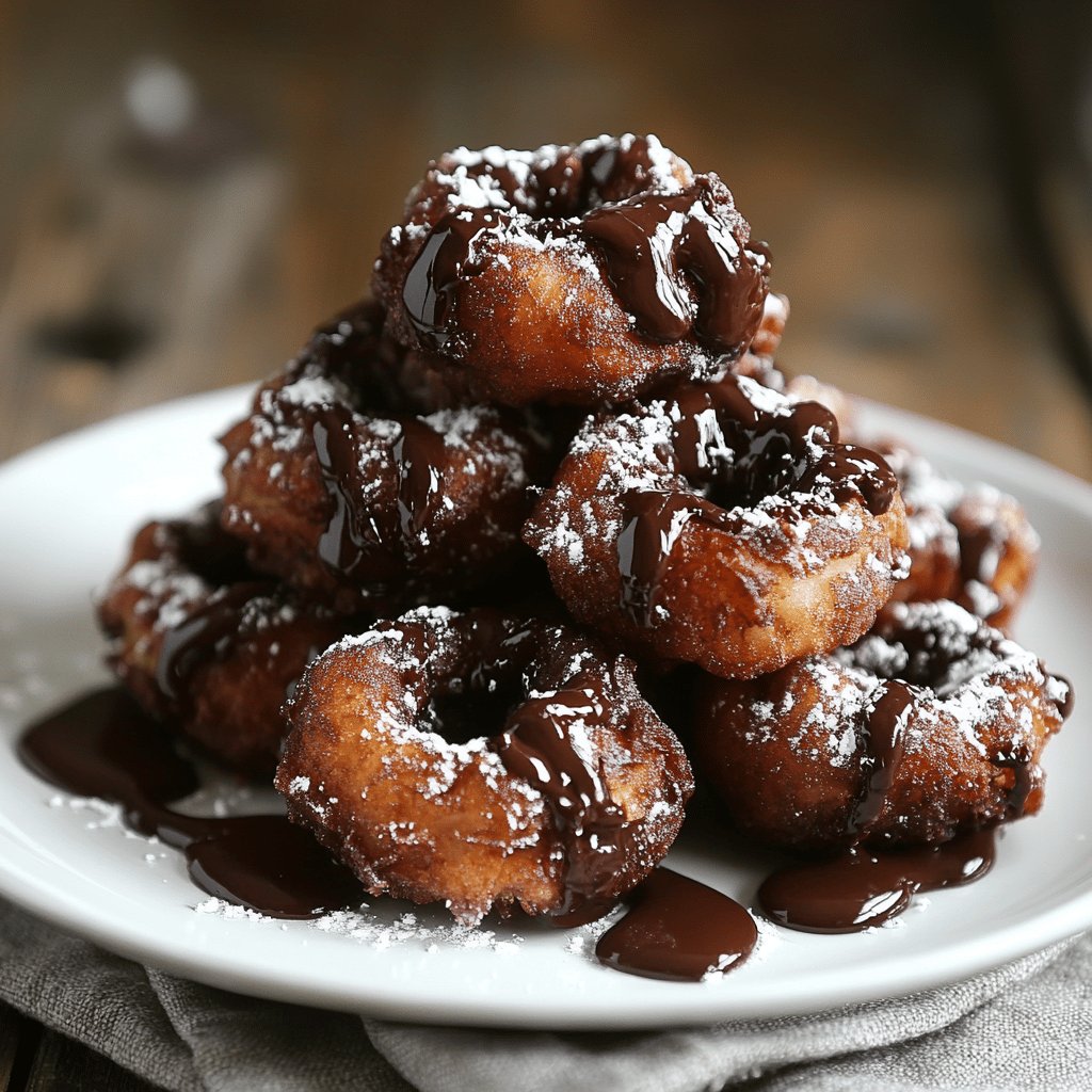 Buñuelos de chocolate