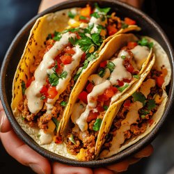 Crema vegana para tacos