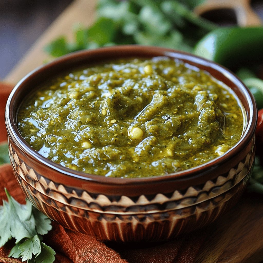 Receta de Pasta de ají verde