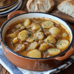 Lacón a la gallega con patatas