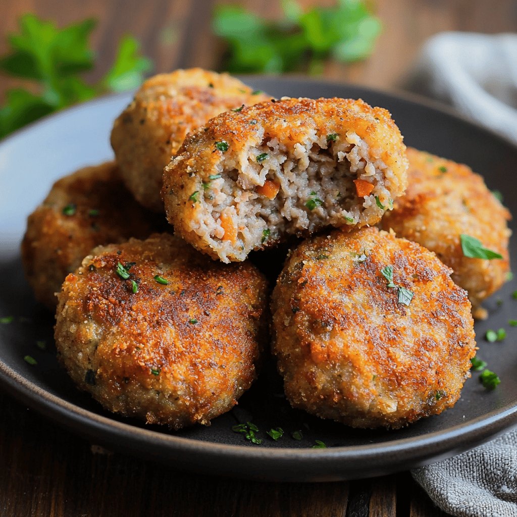 Receta de Croquetas de carne molida